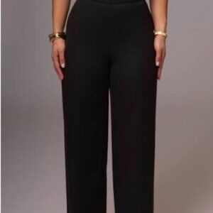 JLUXLABEL Elegant Black Trousers